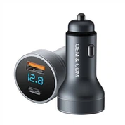 3.1a Αλουμίνιο Fast Charge Διπλός φορτιστής αυτοκινήτου USB